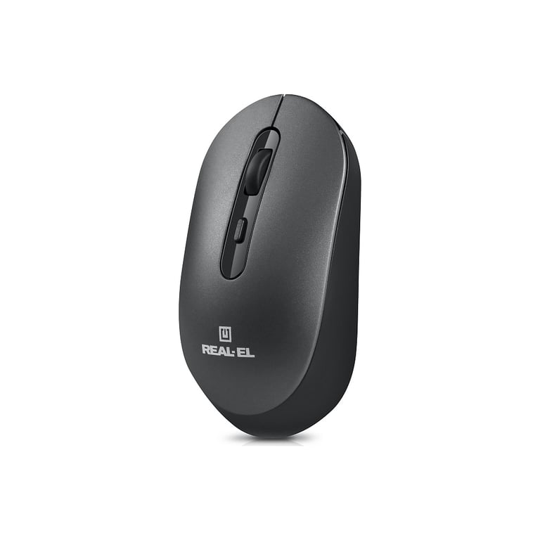 Мишка REAL-EL RM-470W Wireless/Bluetooth Dark Gray (EL123200049) - фото 5