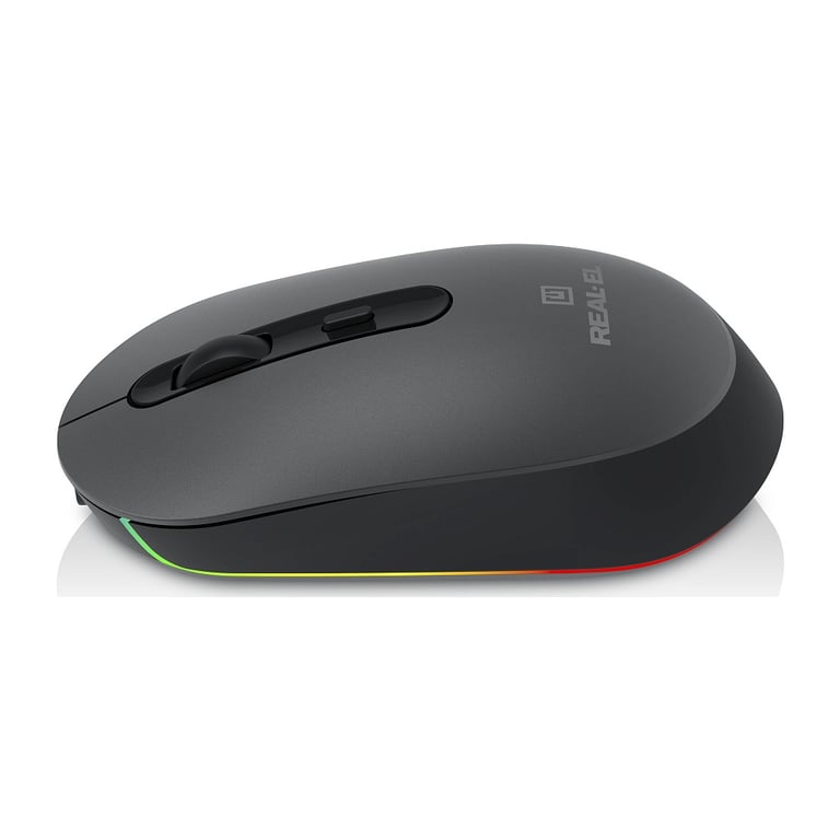 Мишка REAL-EL RM-470W Wireless/Bluetooth Dark Gray (EL123200049) - фото 6
