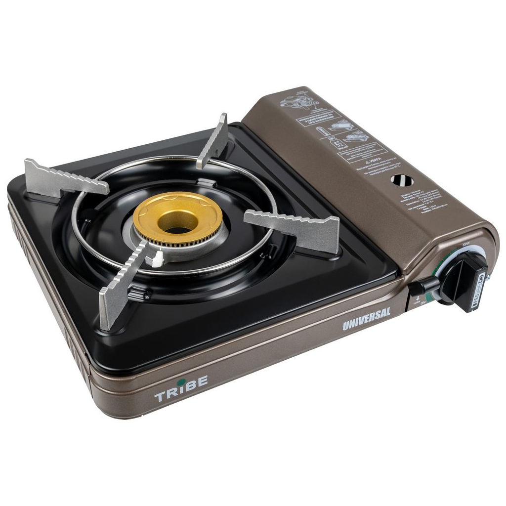 Портативна газова плитка Tribe Universal Grey (T-HD-0003-grey) - фото 2 Портативна газова плитка Tribe Universal Grey (T-HD-0003-grey) - фото 2