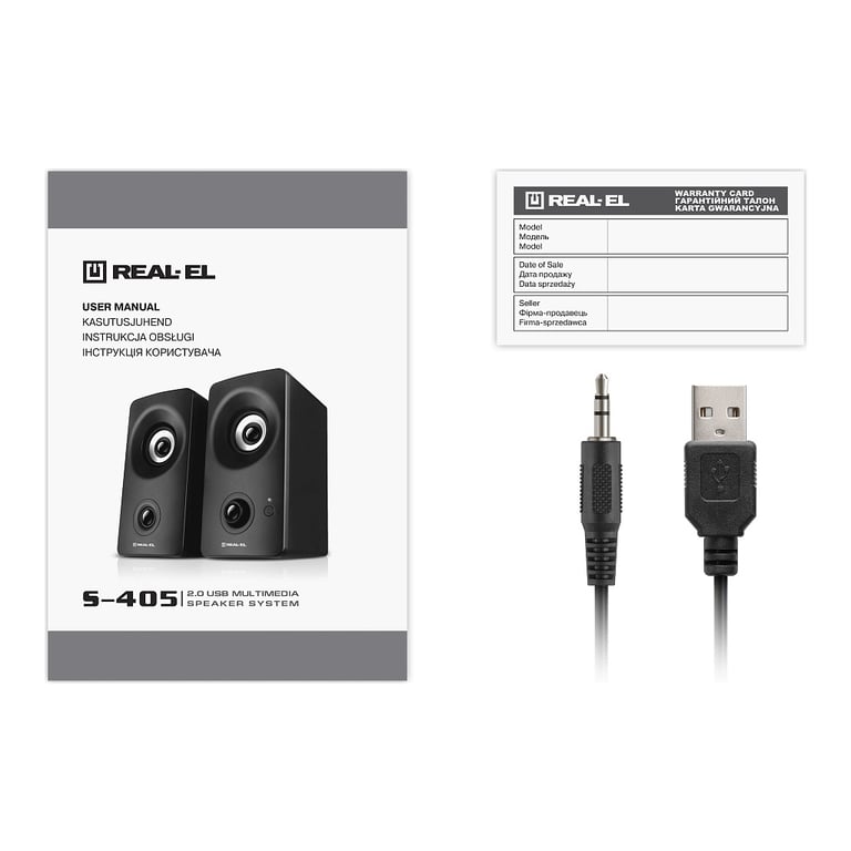 Акустична система REAL-EL S-405 USB Black (EL121100016) - фото 8