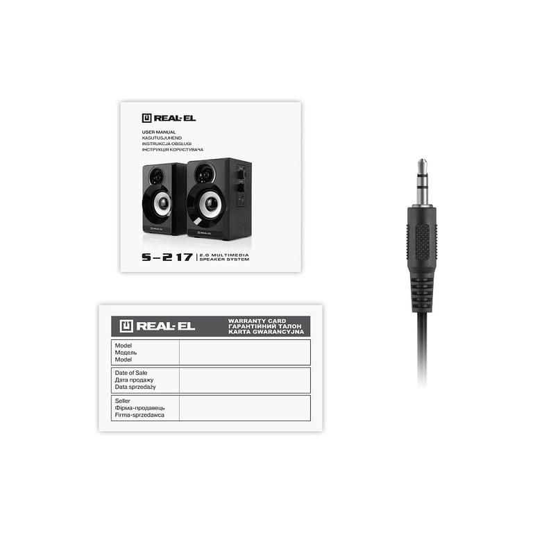 Акустична система REAL-EL S-217 Black (EL121200013) - фото 9