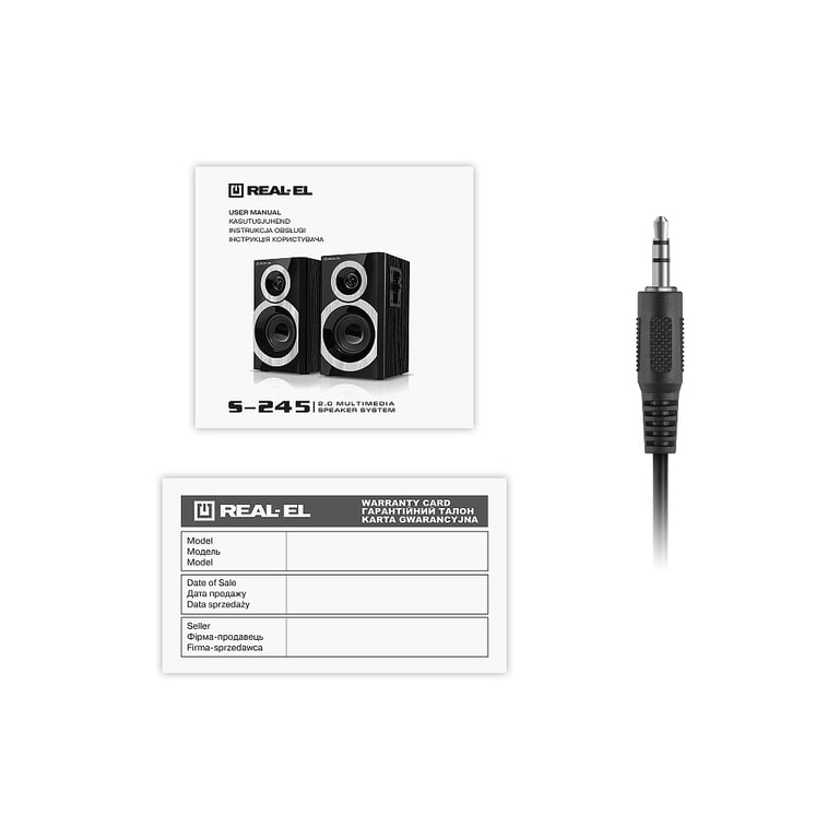 Акустична система REAL-EL S-245 Black (EL121200015) - фото 9