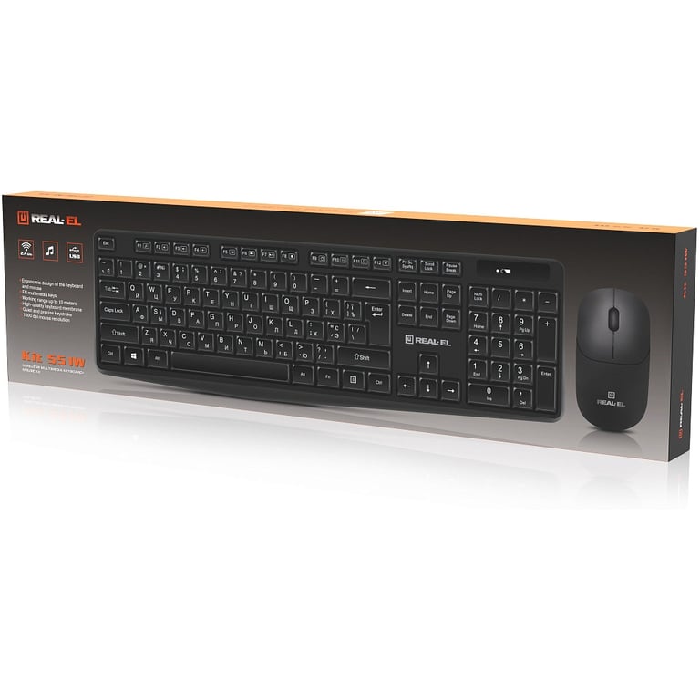 Комплект REAL-EL Kit 551W Wireless Black (EL123100048) - фото 4