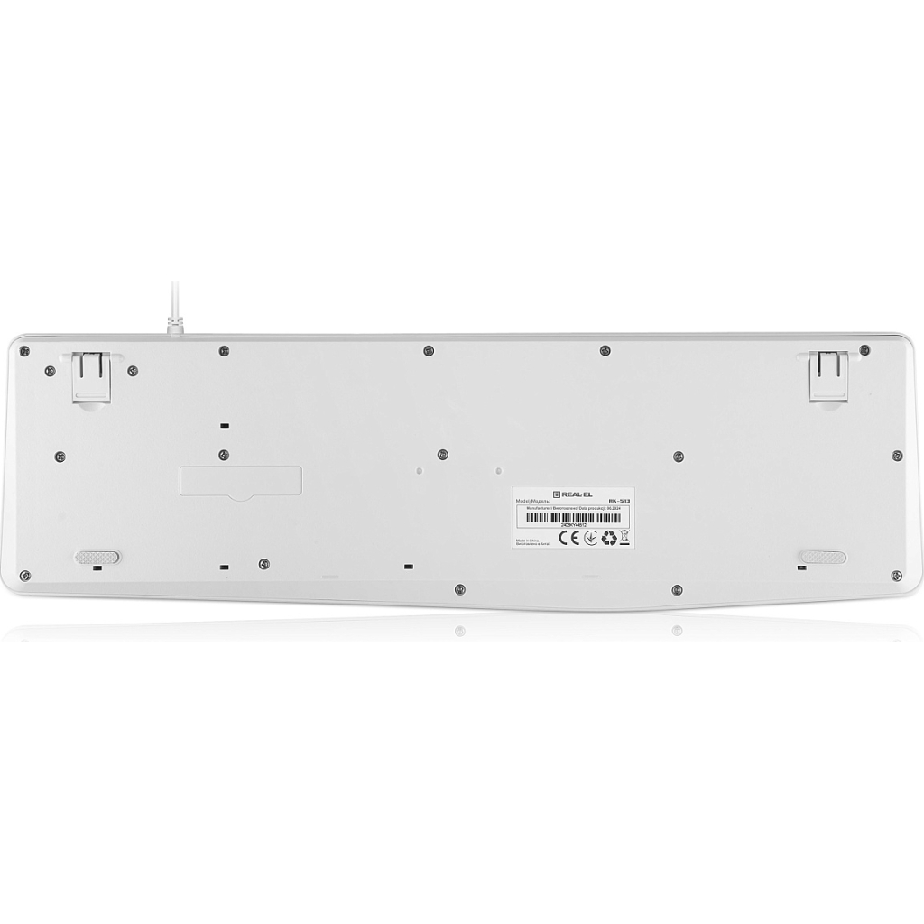 Клавіатура REAL-EL RK-513 USB White (EL123100047) - фото 3 Клавіатура REAL-EL RK-513 USB White (EL123100047) - фото 3