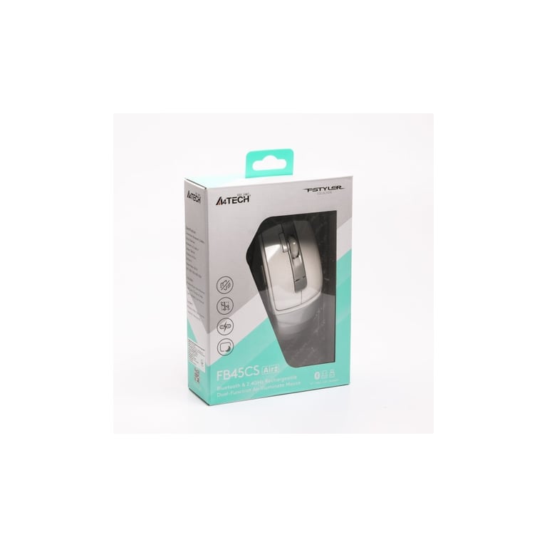 Мишка A4Tech FB45CS Air2 Bluetooth/Wireless Silver/White (4711421999373) - фото 9