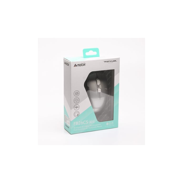 Мишка A4Tech FB26CS Air2 Bluetooth/Wireless Icy White (4711421999168) - фото 11