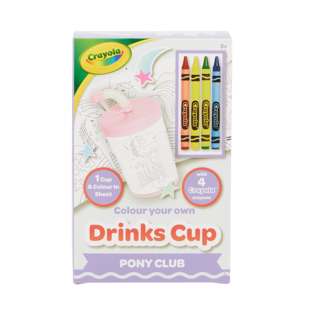 Набір для творчості Crayola Стаканчик-розмальовка Поні-клуб З олівцями (15765-B) - фото 4 Набір для творчості Crayola Стаканчик-розмальовка Поні-клуб З олівцями (15765-B) - фото 4
