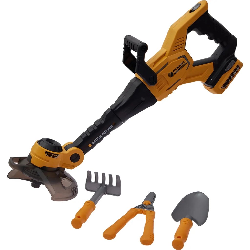 Ігровий набір Otamanko мотокоса на батарейках жовта (T019) - фото 1 Ігровий набір Otamanko мотокоса на батарейках жовта (T019) - фото 1