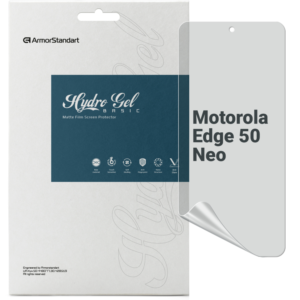 Плівка захисна Armorstandart Matte Motorola Edge 50 Neo (ARM80025) - фото 1 Плівка захисна Armorstandart Matte Motorola Edge 50 Neo (ARM80025) - фото 1
