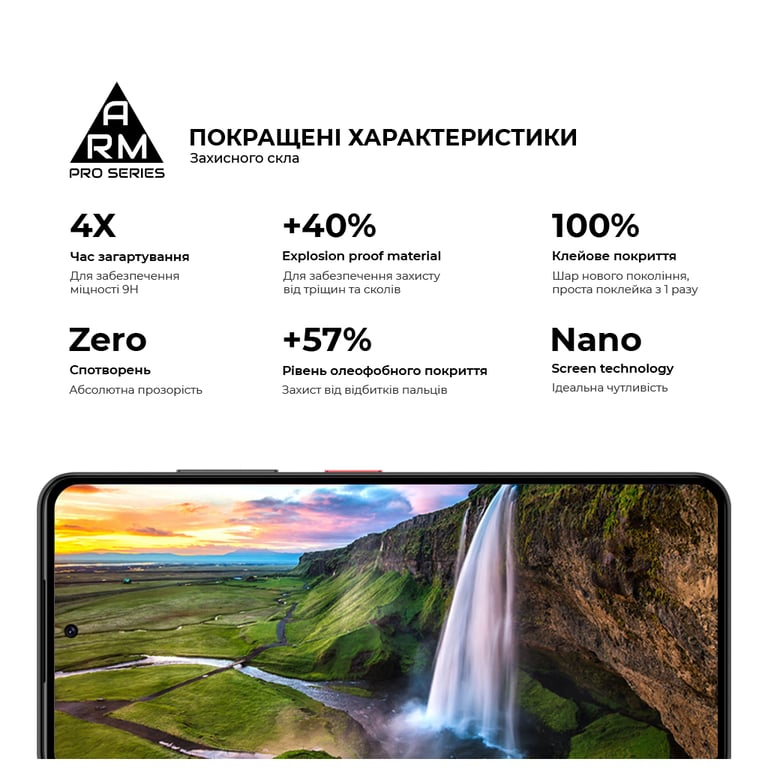 Скло захисне Armorstandart Pro Tecno Spark 30C 4G (kl5) Black (ARM81169) - фото 5