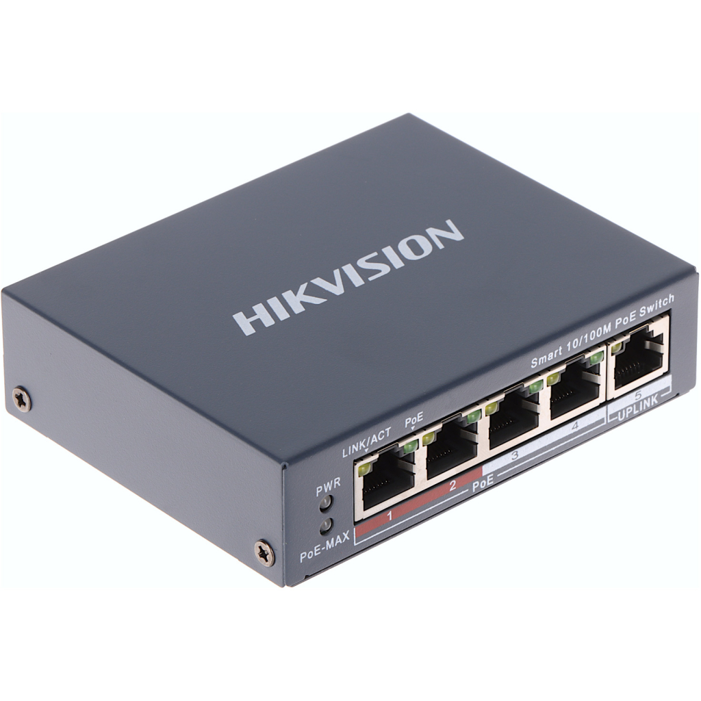 Комутатор мережевий Hikvision DS-3E1105P-EI/V2 - фото 1 Комутатор мережевий Hikvision DS-3E1105P-EI/V2 - фото 1