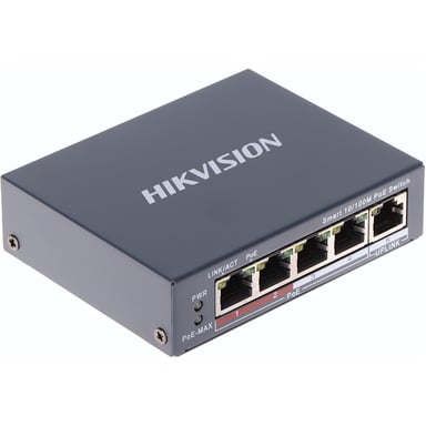 Комутатор мережевий Hikvision DS-3E1105P-EI/V2 - фото 1