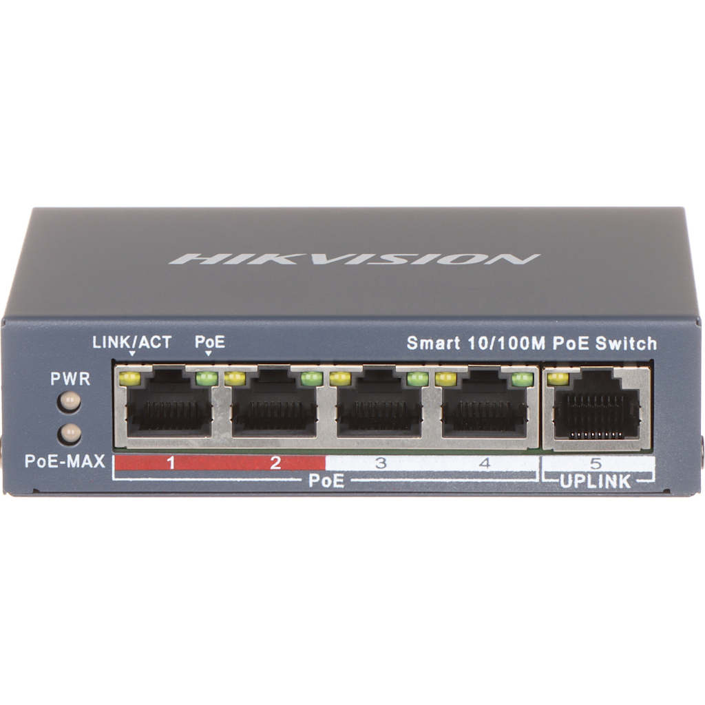 Комутатор мережевий Hikvision DS-3E1105P-EI/V2 - фото 2 Комутатор мережевий Hikvision DS-3E1105P-EI/V2 - фото 2