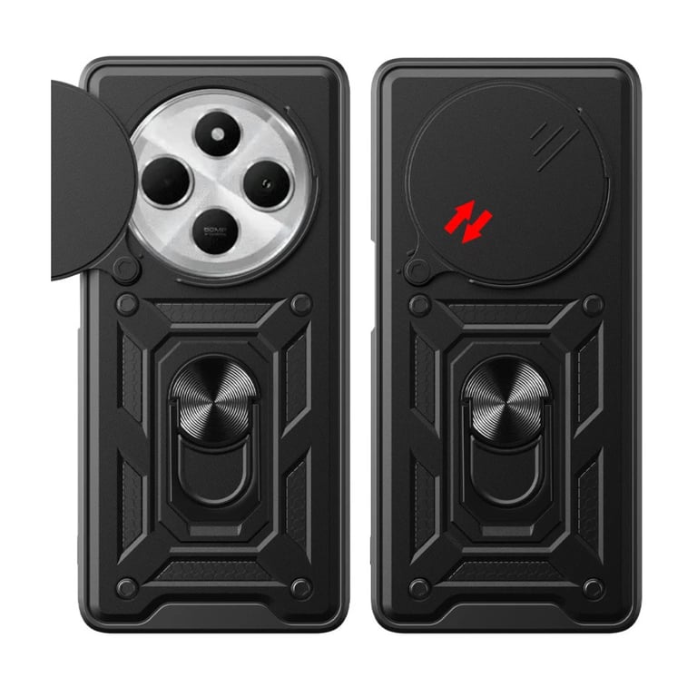 Чохол до мобільного телефона BeCover Military Xiaomi Redmi 14C 4G / Poco C75 Black (712489) - фото 2