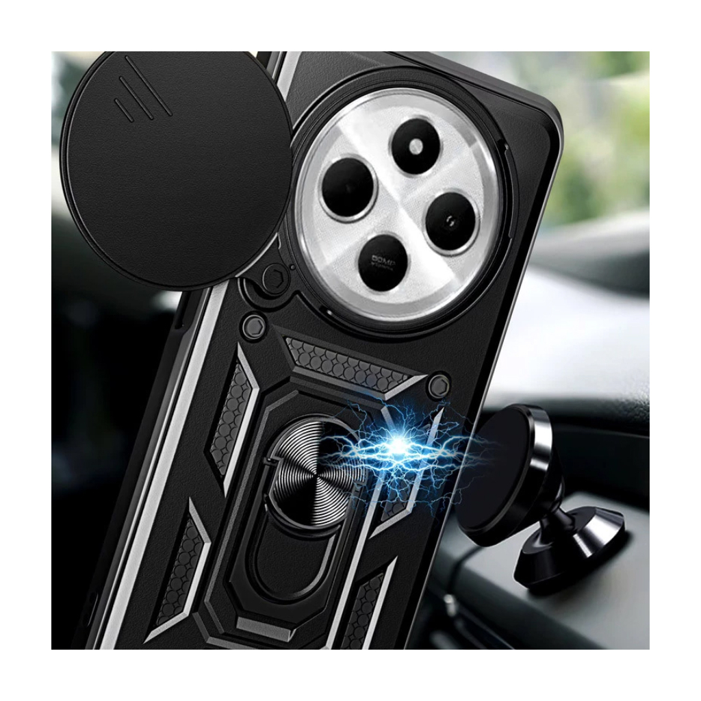 Чохол до мобільного телефона BeCover Military Xiaomi Redmi 14C 4G / Poco C75 Black (712489) - фото 3 Чохол до мобільного телефона BeCover Military Xiaomi Redmi 14C 4G / Poco C75 Black (712489) - фото 3