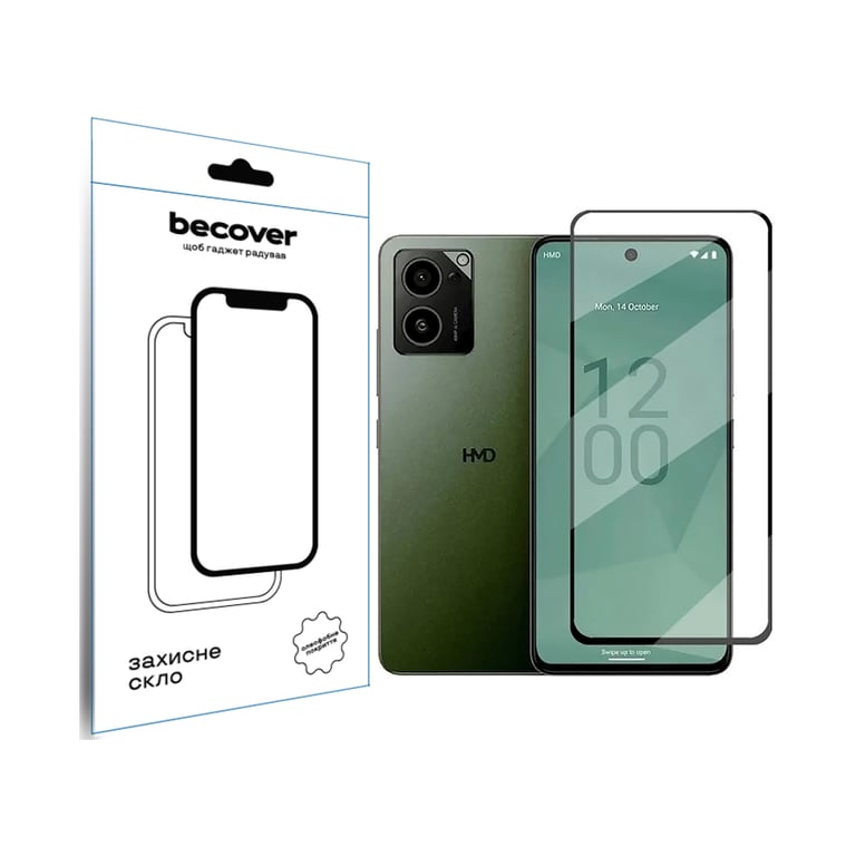 Скло захисне BeCover HMD Pulse Pro Black (712487) - фото 1