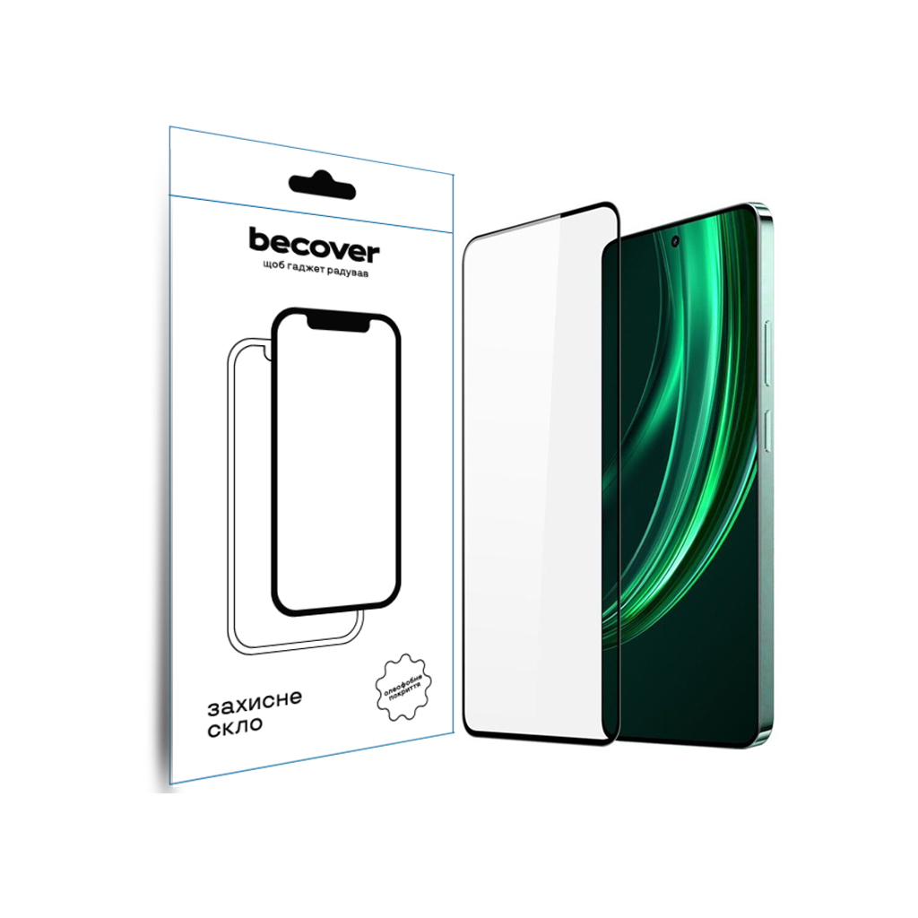 Скло захисне BeCover Realme 13 5G Black (712501) - фото 1 Скло захисне BeCover Realme 13 5G Black (712501) - фото 1