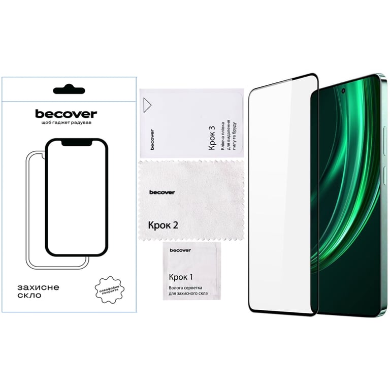 Скло захисне BeCover Realme 13 5G Black (712501) - фото 4