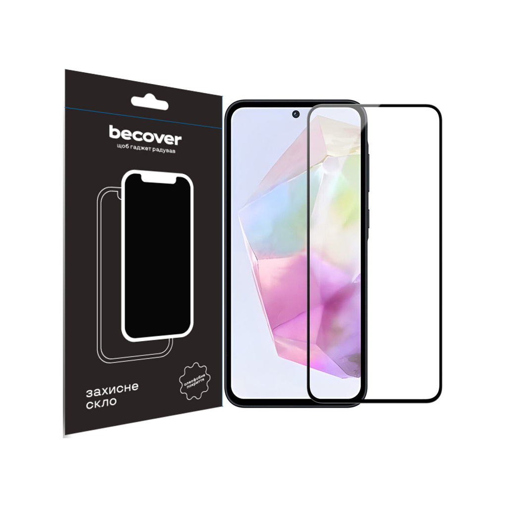 Скло захисне BeCover Samsung Galaxy S24 FE SM-S721 Black (712485) - фото 1 Скло захисне BeCover Samsung Galaxy S24 FE SM-S721 Black (712485) - фото 1