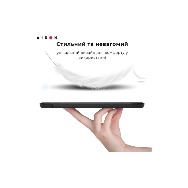 Чохол до планшета AirOn Premium Samsung Galaxy tab S10 Plus 12.4 2024 + film Black (4822356758483) - фото 3