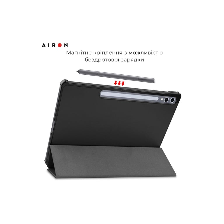 Чохол до планшета AirOn Premium Samsung Galaxy tab S10 Plus 12.4 2024 + film Black (4822356758483) - фото 5