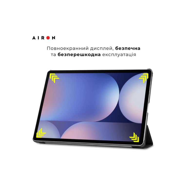Чохол до планшета AirOn Premium Samsung Galaxy tab S10 Plus 12.4 2024 + film Black (4822356758483) - фото 7