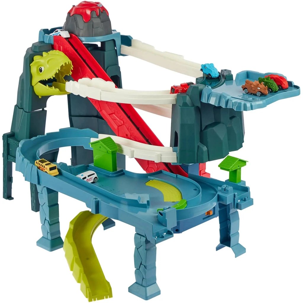 Ігровий набір ZIPP Toys Dino автотрек-вулкан електричний, 8 машинок (5505A) - фото 2 Ігровий набір ZIPP Toys Dino автотрек-вулкан електричний, 8 машинок (5505A) - фото 2