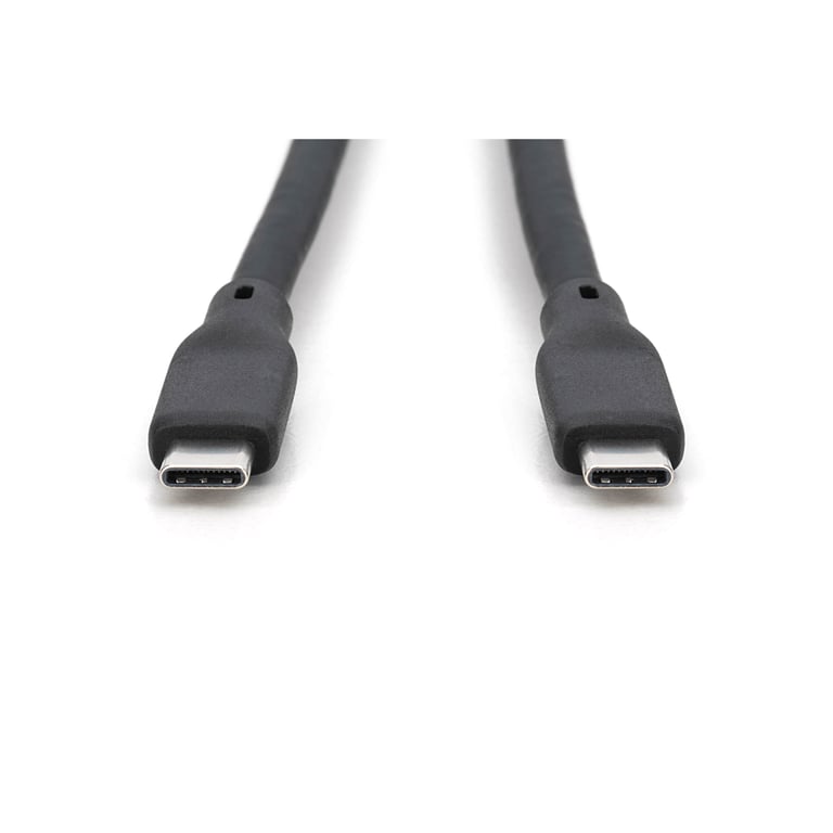 Дата кабель USB-C to USB-C 2.0m USB 4.0 Gen2 20G 240W 8K silicone black Digitus (AK-300344-020-S) - фото 5