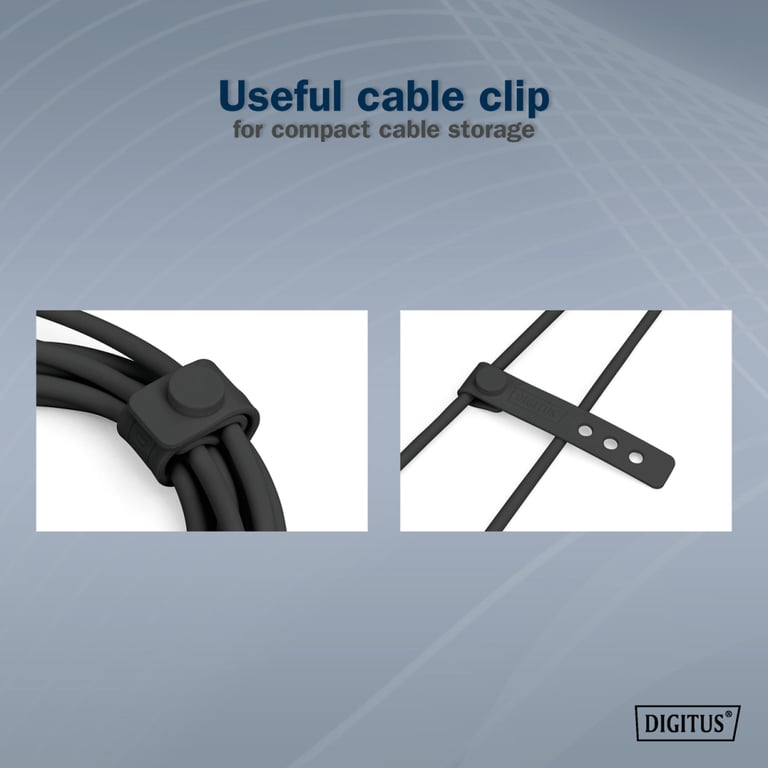 Дата кабель USB-C to USB-C 2.0m USB 4.0 Gen2 20G 240W 8K silicone black Digitus (AK-300344-020-S) - фото 7