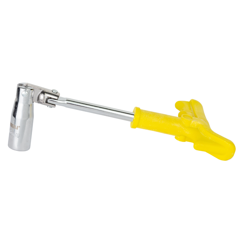 Ключ Sigma свічковий з шарніром посилений 16мм (6030321) - фото 3 Ключ Sigma свічковий з шарніром посилений 16мм (6030321) - фото 3