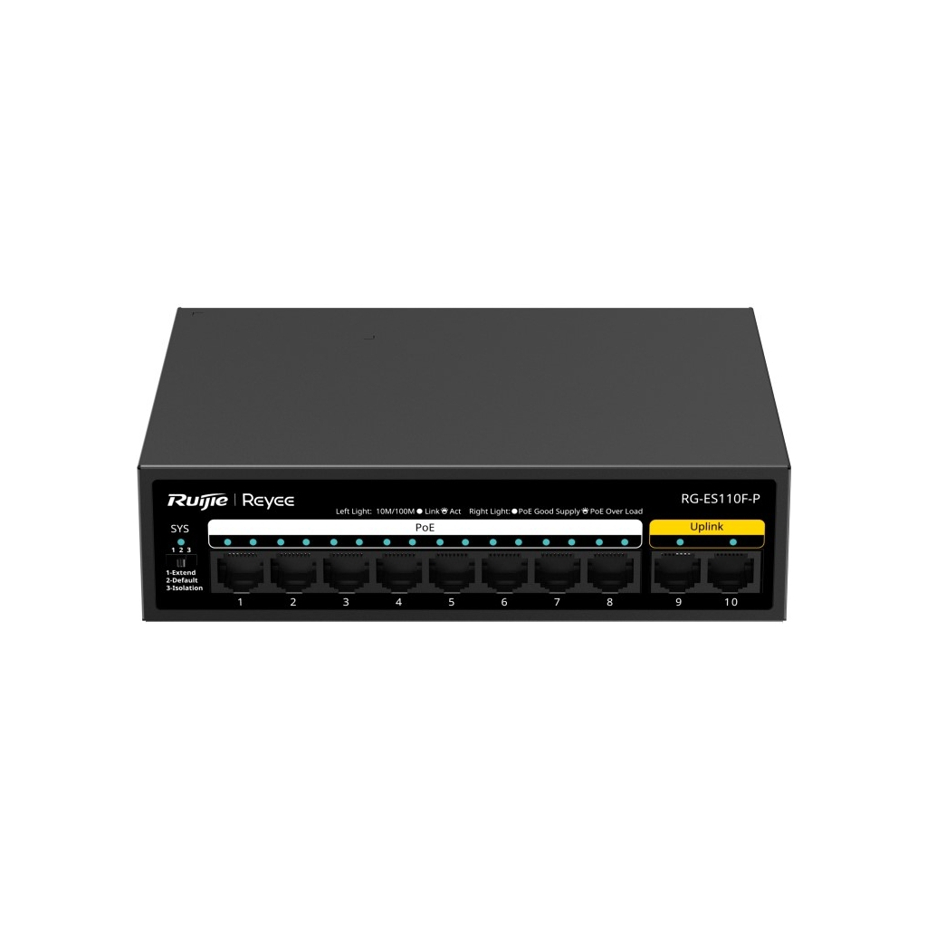 Комутатор мережевий Ruijie Networks RG-ES110F-P Комутатор мережевий Ruijie Networks RG-ES110F-P
