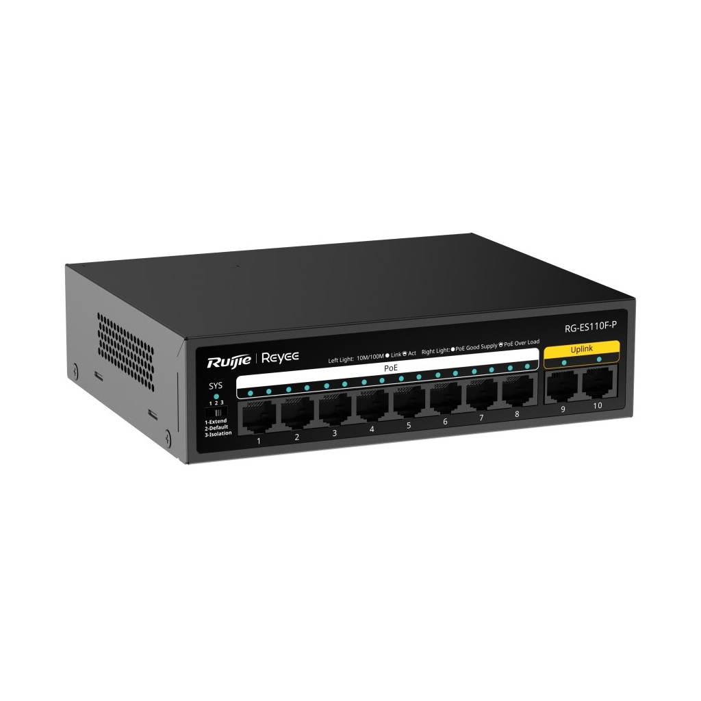 Комутатор мережевий Ruijie Networks RG-ES110F-P - фото 3 Комутатор мережевий Ruijie Networks RG-ES110F-P - фото 3