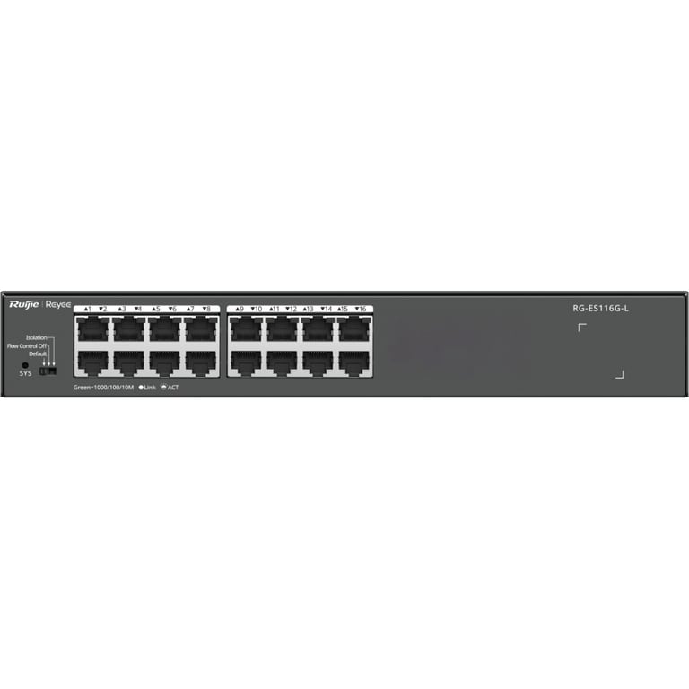 Комутатор мережевий Ruijie Networks RG-ES116G-L - фото 1