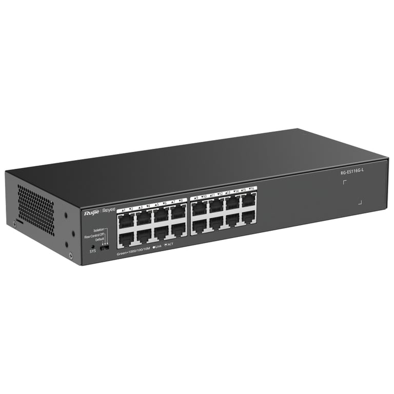 Комутатор мережевий Ruijie Networks RG-ES116G-L - фото 4
