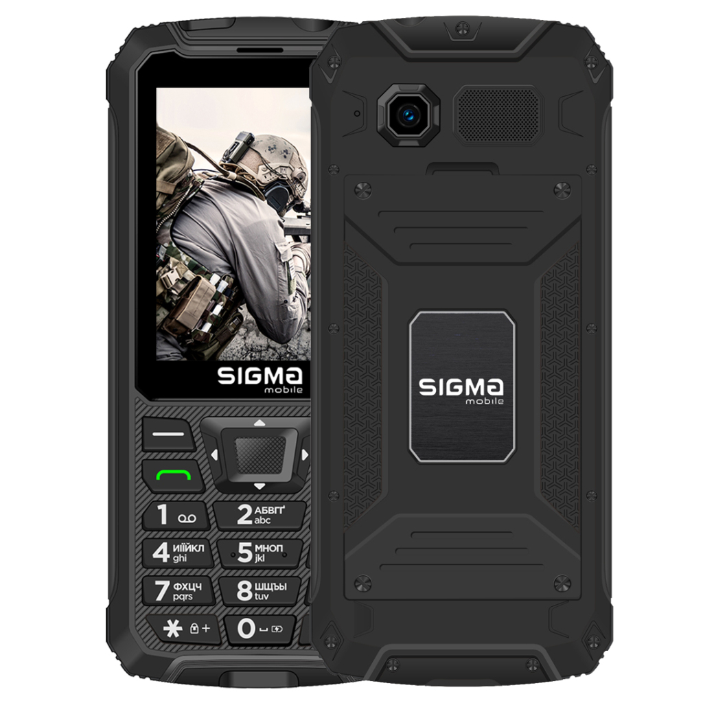 Мобільний телефон Sigma X-treme PR68 Type-C Black (4827798122419) - фото 1