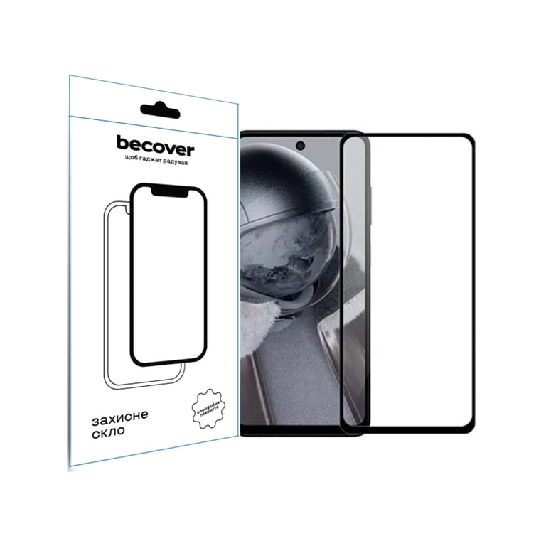 Скло захисне BeCover HMD Pulse Plus Black (712504) - фото 1