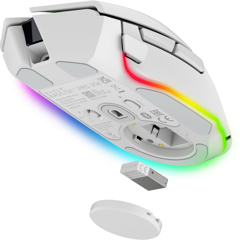 Мишка Razer Basilisk V3 Pro 35K Wireless/Bluetooth White (RZ01-05240200-R3G1) - фото 5