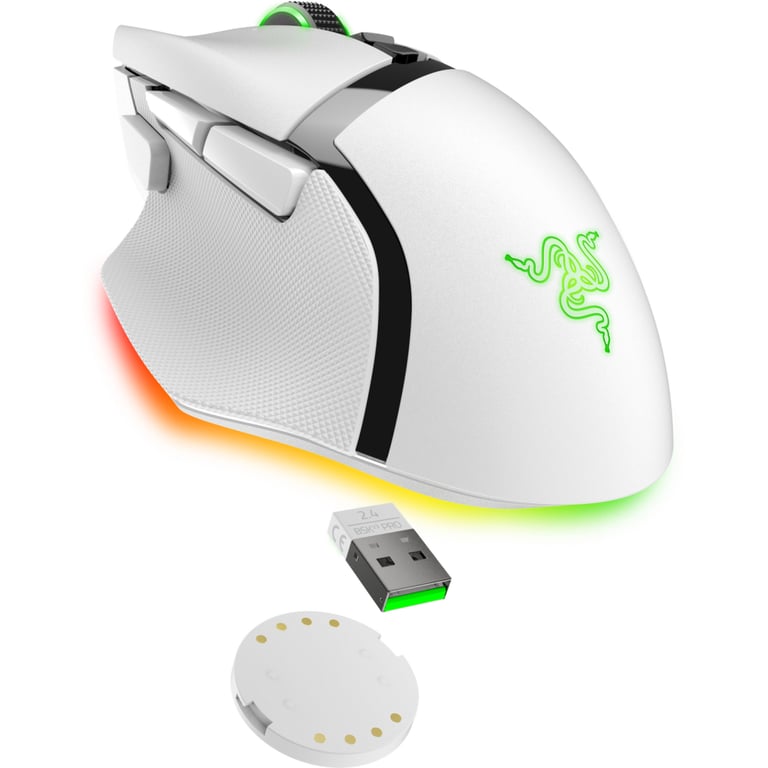 Мишка Razer Basilisk V3 Pro 35K Wireless/Bluetooth White (RZ01-05240200-R3G1) - фото 6