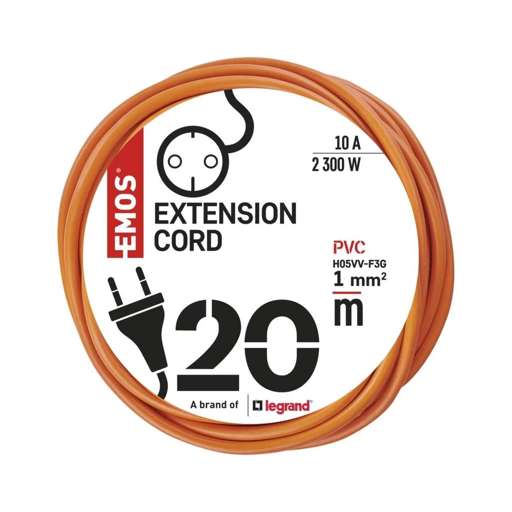 Мережевий подовжувач EMOS P01220 - фото 3 Мережевий подовжувач EMOS P01220 - фото 3