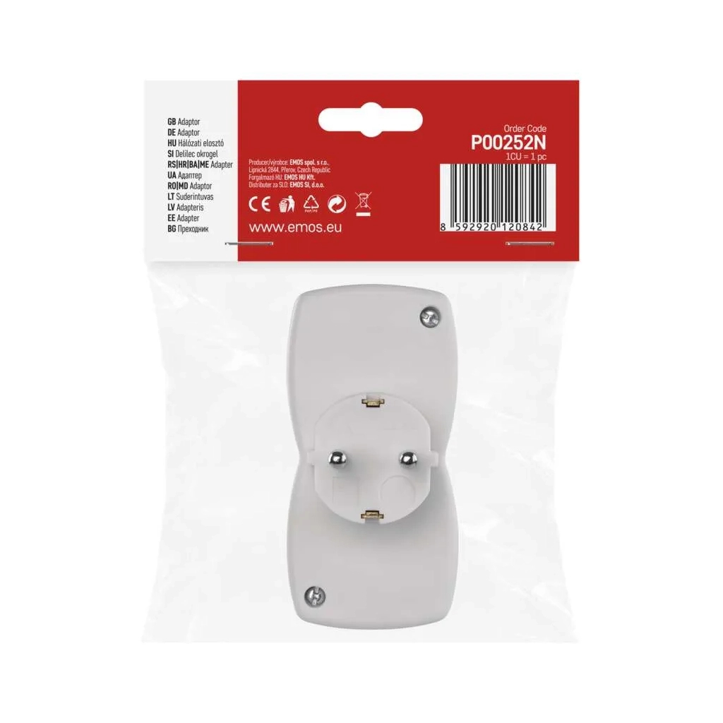 Мережевий розгалужувач EMOS P00252N - фото 6 Мережевий розгалужувач EMOS P00252N - фото 6