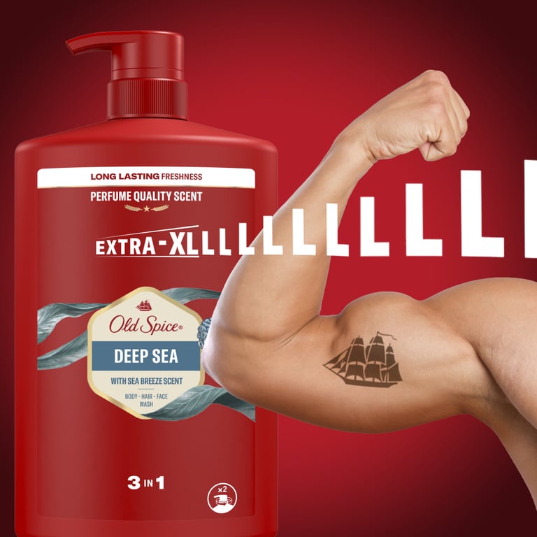 Гель для душу Old Spice Deep Sea 1000 мл (8700216452755) - фото 9
