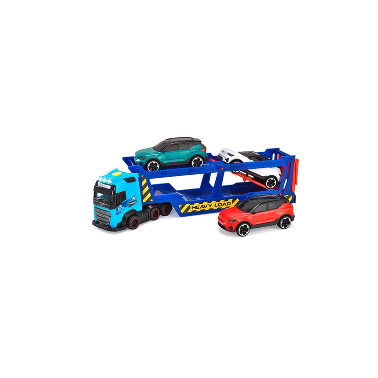 Спецтехніка Dickie Toys Автотранспортер з 3 машинками (3747017) - фото 1