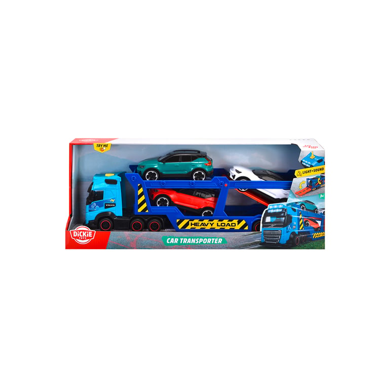 Спецтехніка Dickie Toys Автотранспортер з 3 машинками (3747017) - фото 4