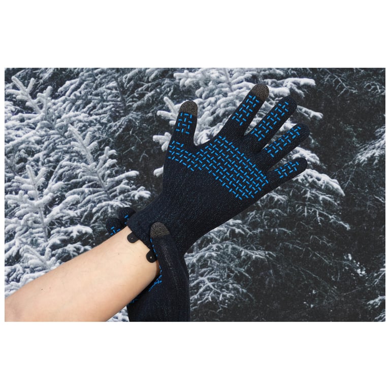 Водонепроникні рукавички Dexshell ThermFit 3.0 Gloves темно-блакитні розмір S (DG12402HTB-S) - фото 2