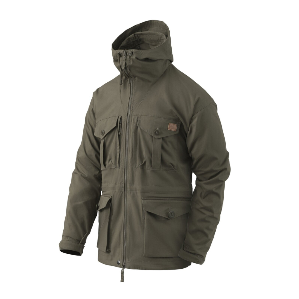 Куртка Helikon-Tex SAS Smock - Duracanvas - Taiga Green розмір XL (KU-SAS-DC-09-B06) - фото 1