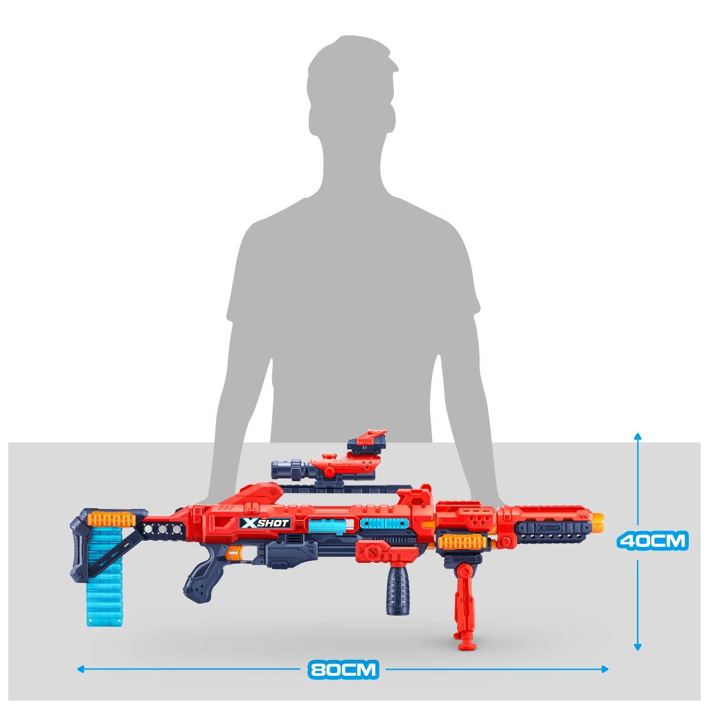 Іграшкова зброя Zuru Бластер X-Shot Excel Regenerator (36173R) - фото 6 Іграшкова зброя Zuru Бластер X-Shot Excel Regenerator (36173R) - фото 6