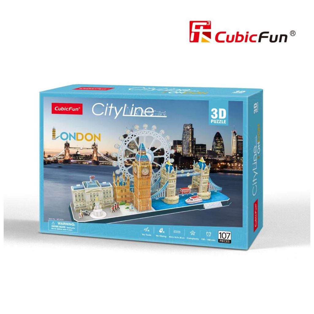 Пазл Cubic Fun Тривимірний пазл CityLine London (MC253h) Пазл Cubic Fun Тривимірний пазл CityLine London (MC253h)