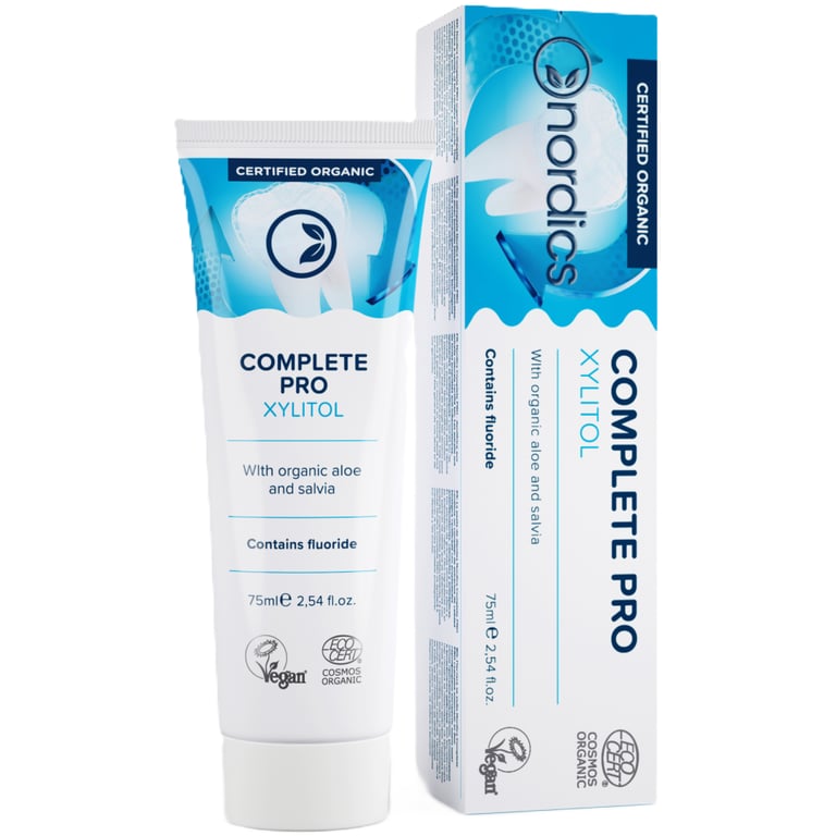 Зубна паста Nordics Cosmos Organic Complete Pro 75 мл (3800500324579/3800501908693)