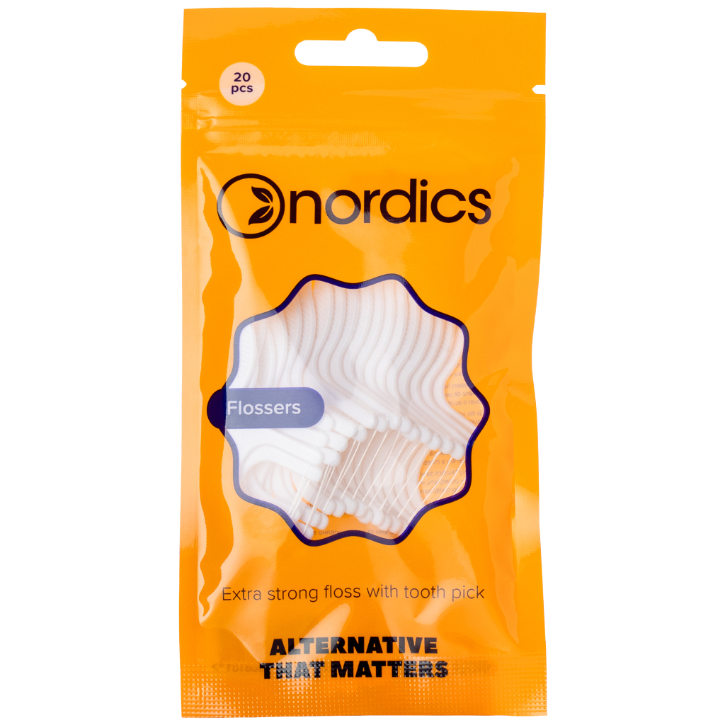 Флос-зубочистки Nordics 20 шт. (3800501908181) - фото 1
