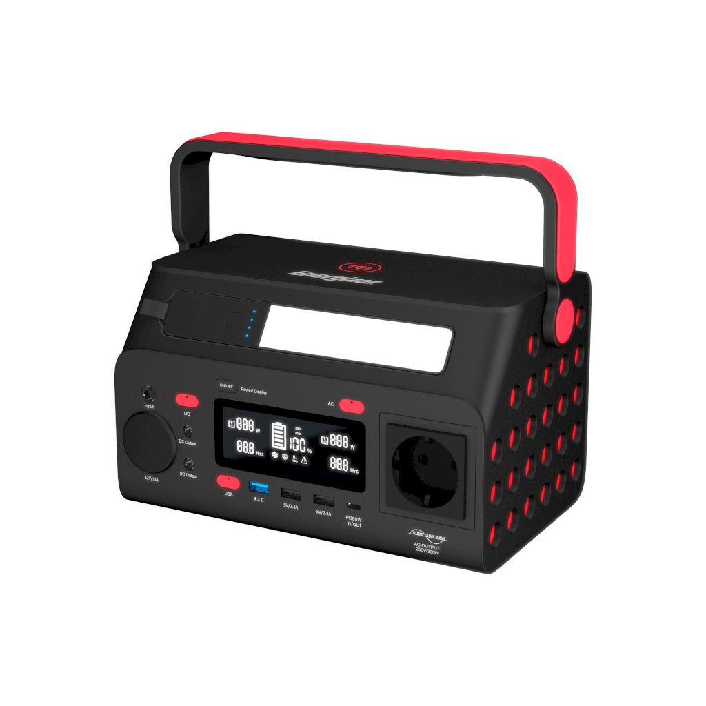 Зарядна станція Energizer 300W, 292Wh (PPS300W2) Зарядна станція Energizer 300W, 292Wh (PPS300W2)